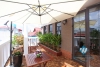 Terrace garden 1 bedroom apartment for rent in Ba Dinh, Hanoi